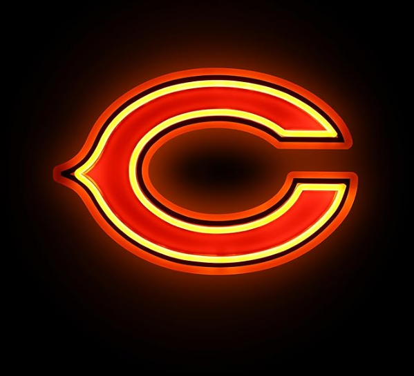 NFL fans chains Team Logo LED Neon Light Up Sign Chains for fans