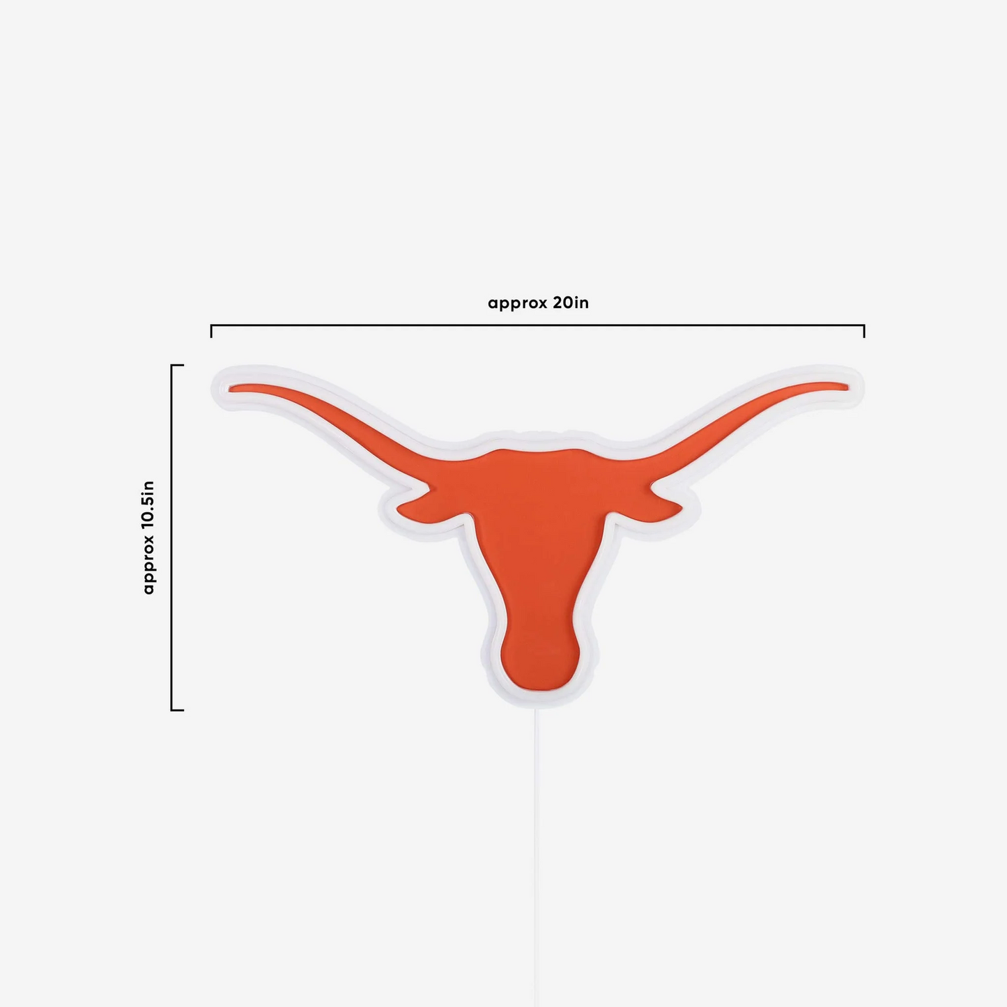 College Group Texas Longhorns LED Neon Light Up Team sign light Chains for fans