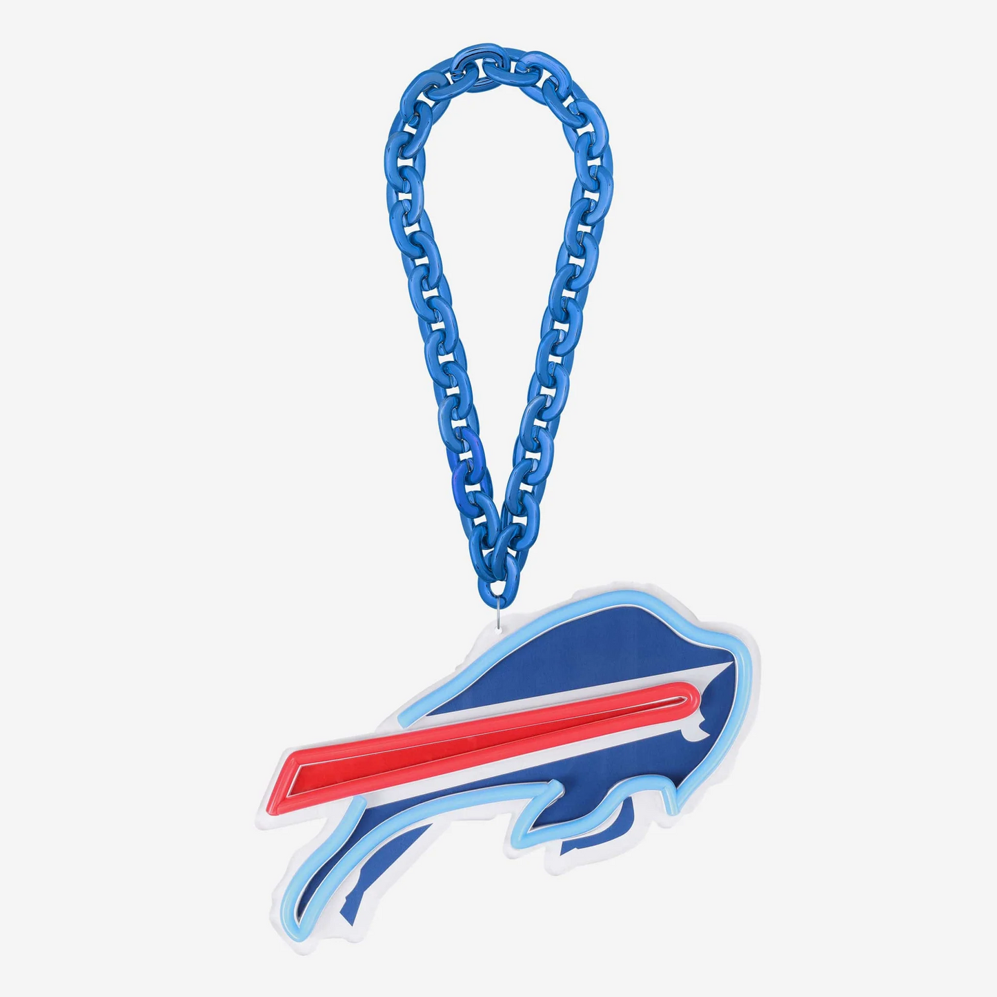 Illuminate Your Passion American football Buffalo Bills Neon Light Up Big Logo Chain Chains for fans
