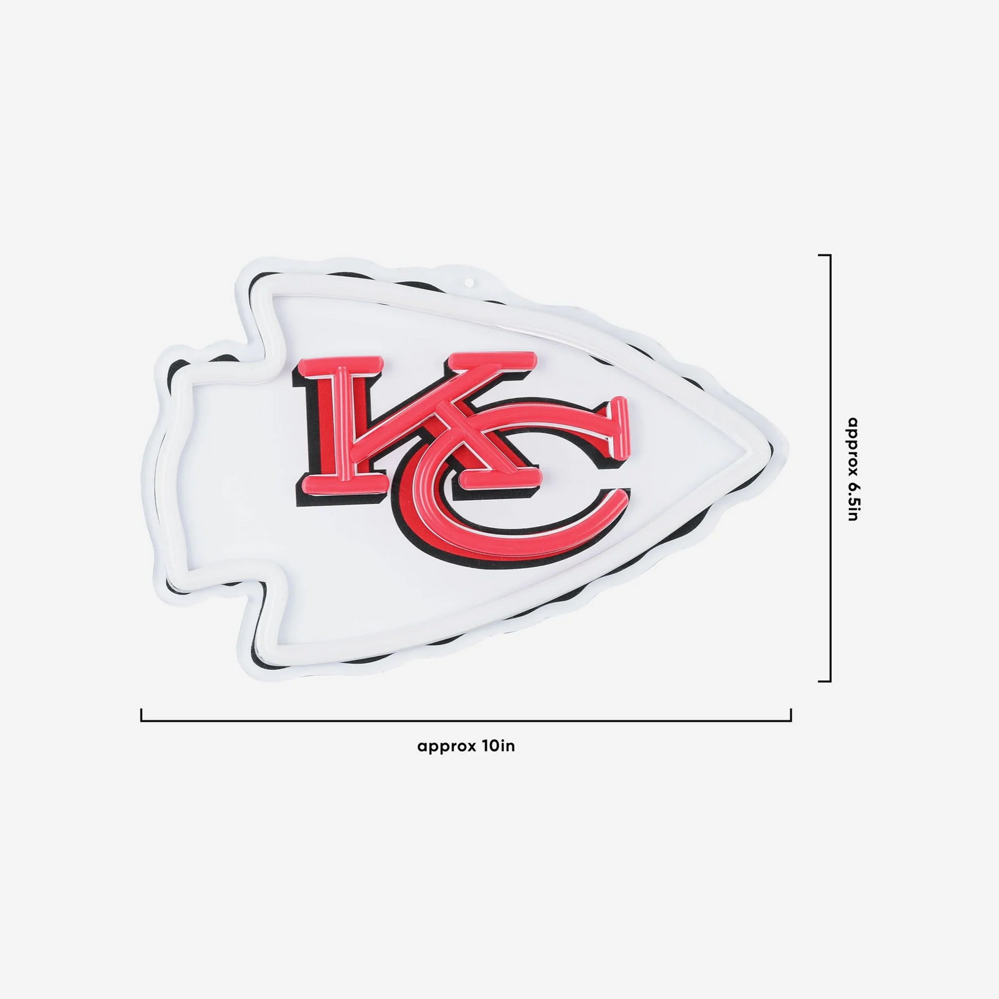 Illuminate Your Passion American football Kansas City Chiefs Neon Light Up Big Logo Chain Chains for fans