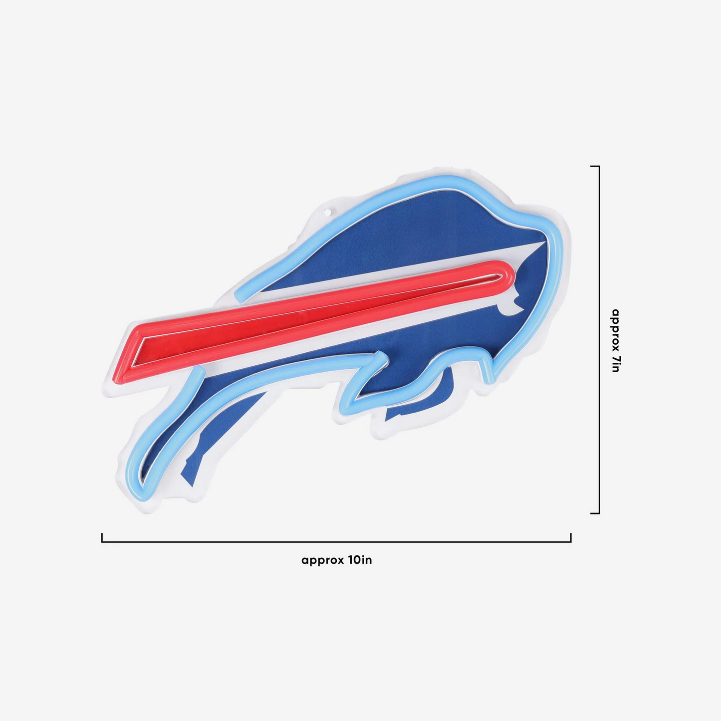 Illuminate Your Passion American football Buffalo Bills Neon Light Up Big Logo Chain Chains for fans