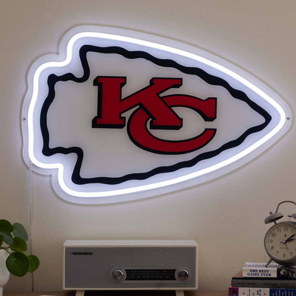 Chains for fans New types UV printed Neon big logo sign led necklace for your team spirit Chains for fans
