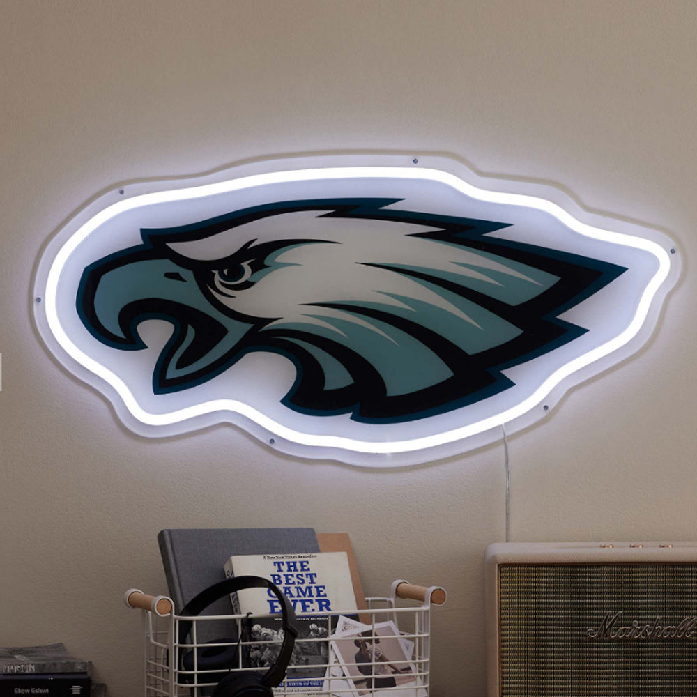 Chains for fans New types UV printed Neon big logo sign led necklace for your team spirit Chains for fans