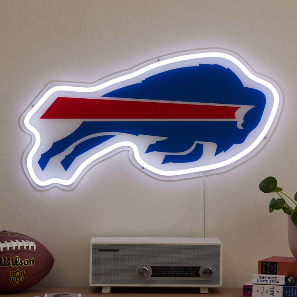 Chains for fans New types UV printed Neon big logo sign led necklace for your team spirit Chains for fans