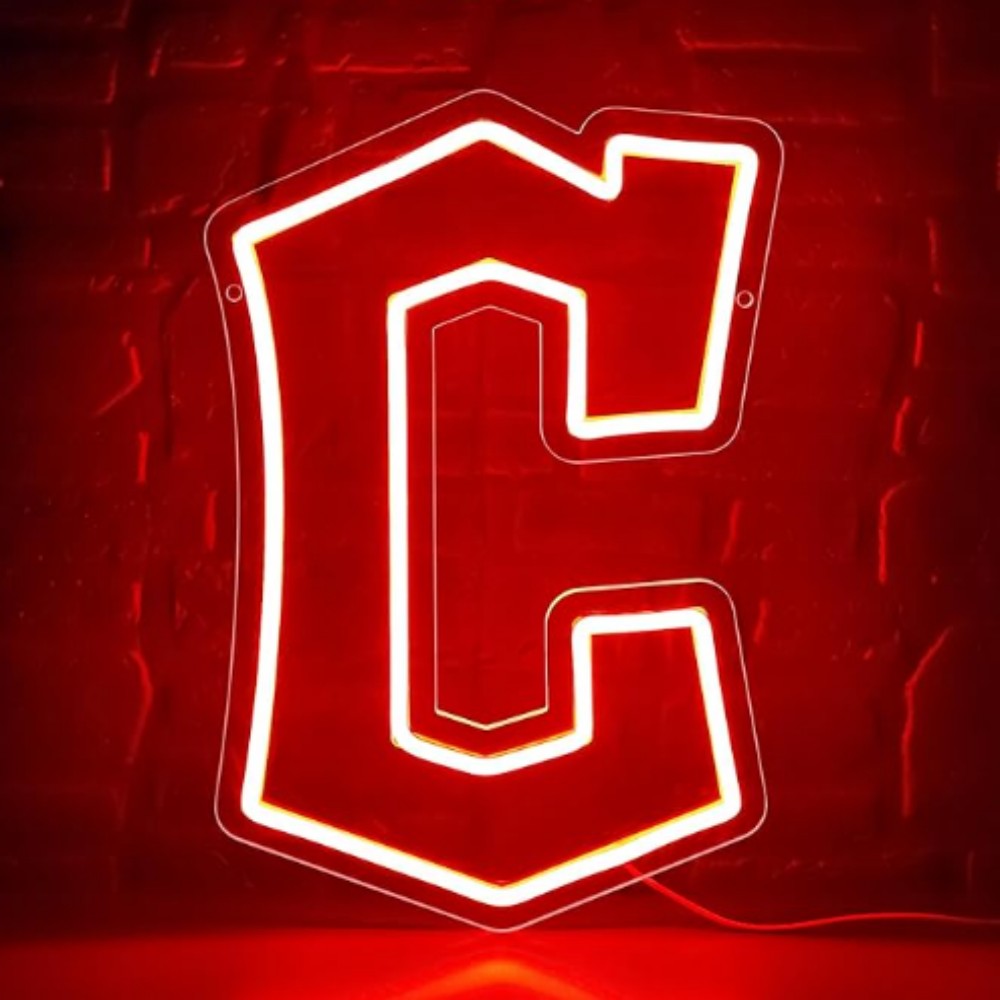American baseball exclusive fans Neon lighting up sign big logo chain for gathering Chains for fans
