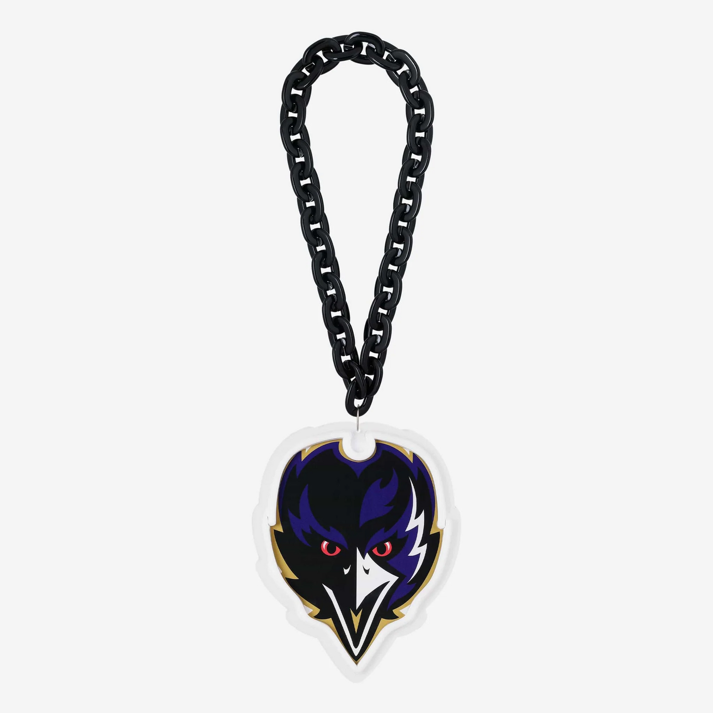 Super fan symbol American football Baltimore Ravens Neon Light Up Big Logo Chain Chains for fans