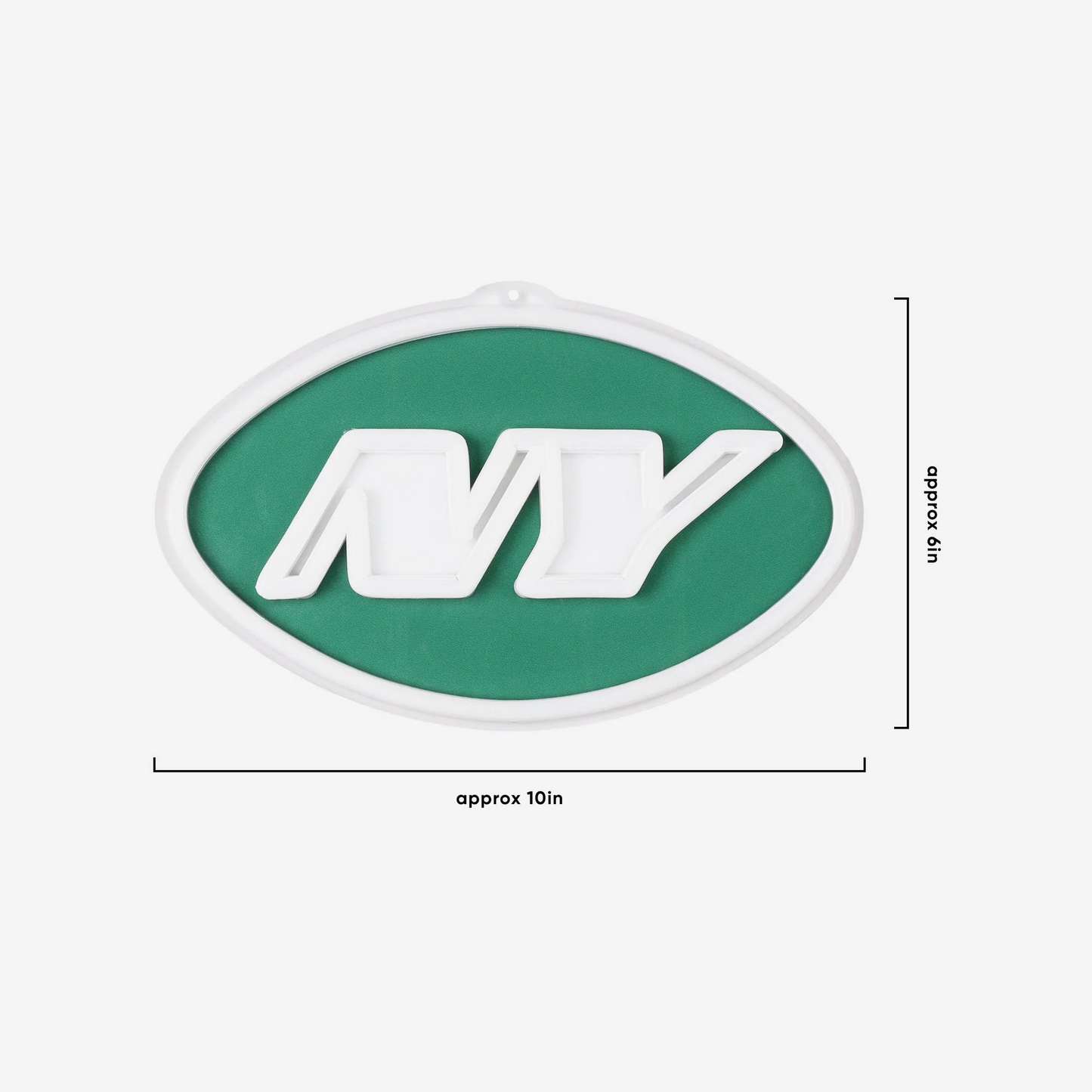 Super fan symbol American football New York Jets Neon Light Up Big Logo Chain Chains for fans