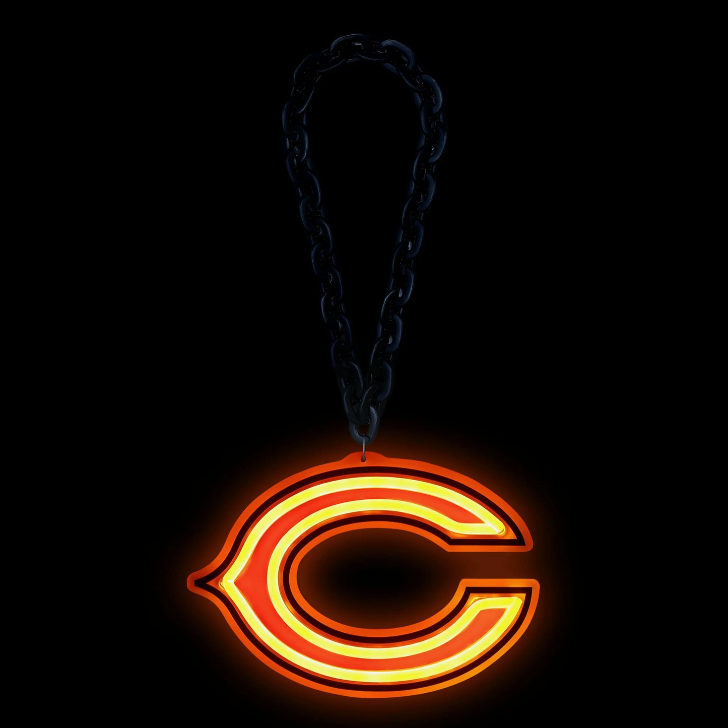 Illuminate Your Passion American football Chicago Bears Neon Light Up Big Logo Chain Chains for fans