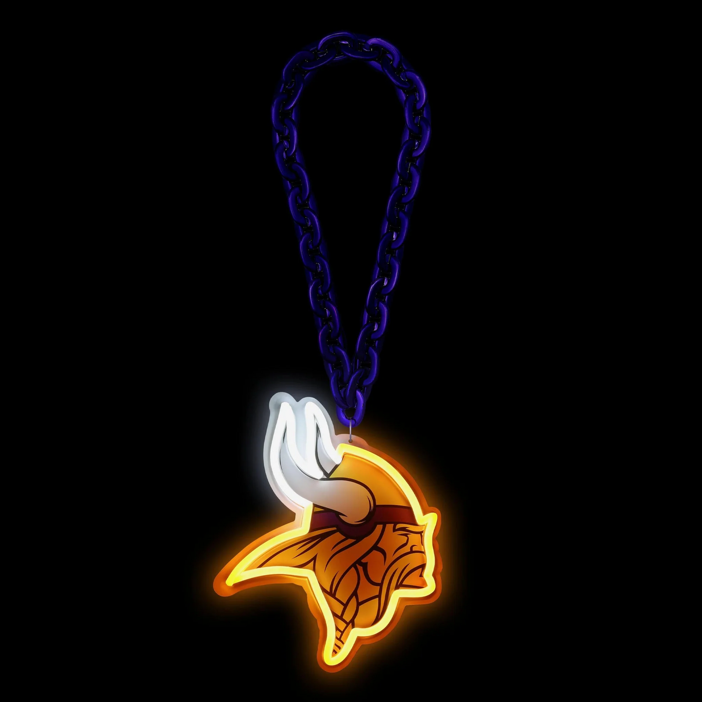 Illuminate Your Passion American football Minnesota Vikings Neon Light Up Big Logo Chain Chains for fans