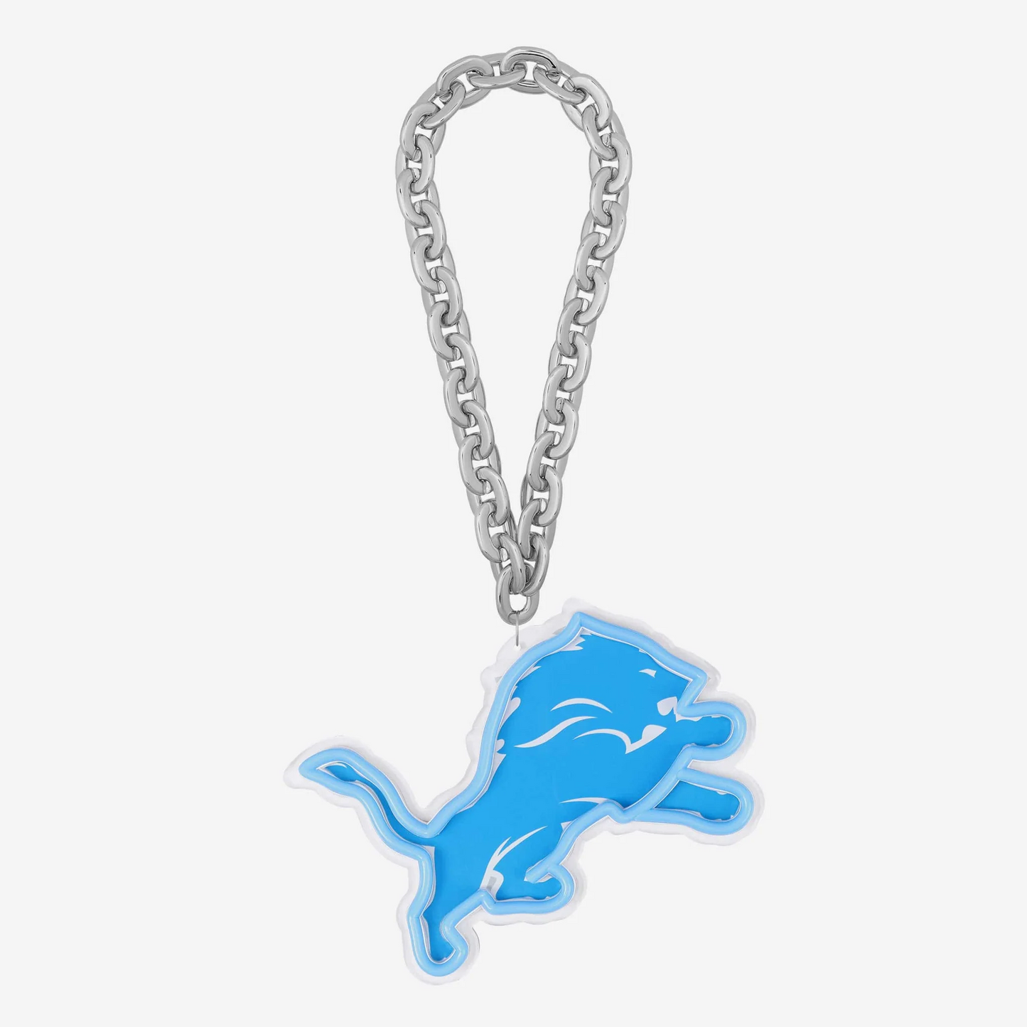 Illuminate Your Passion American football Detroit Lions Neon Light Up Big Logo Chain Chains for fans