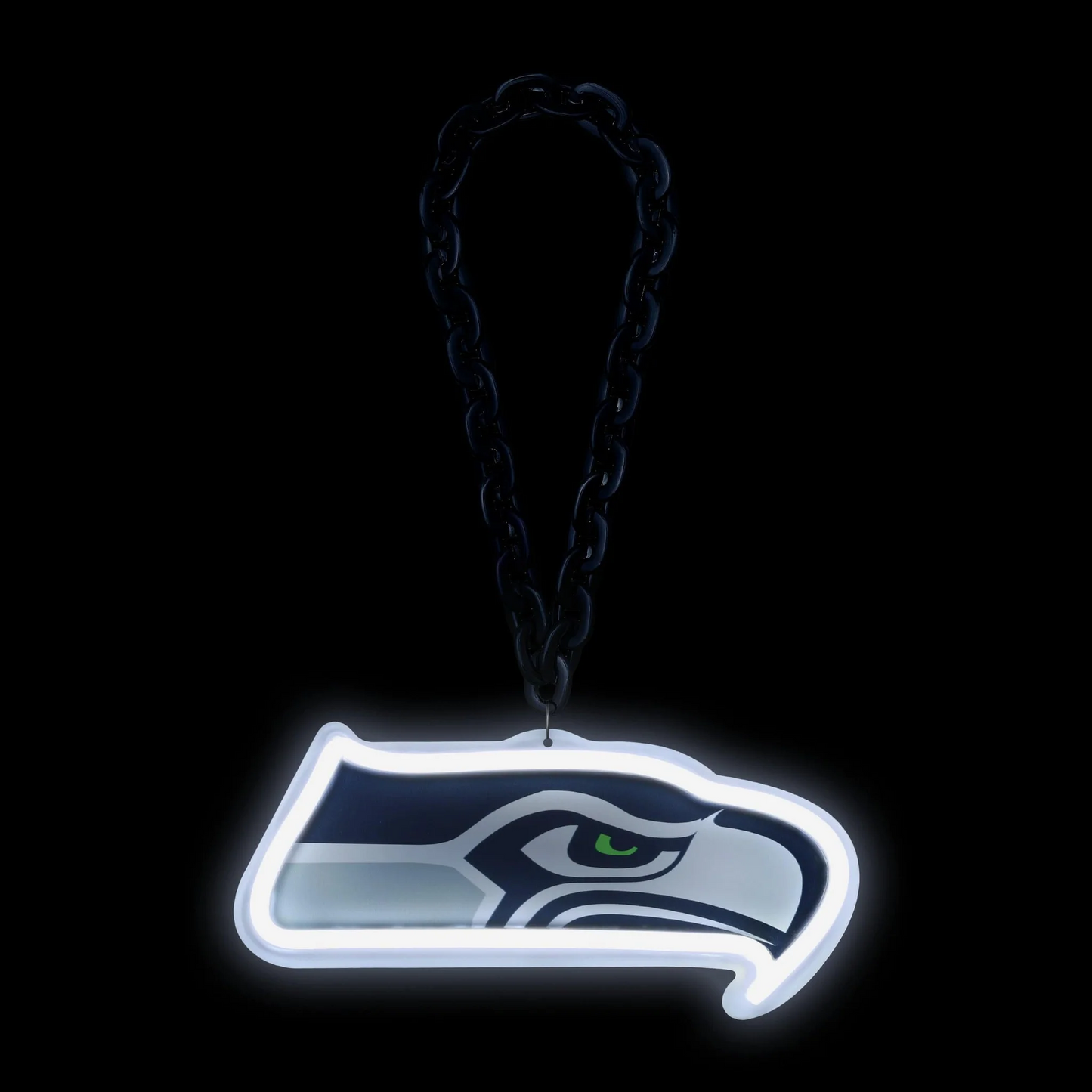 Illuminate Your Passion American football Seattle Seahawks Neon Light Up Big Logo Chain Chains for fans