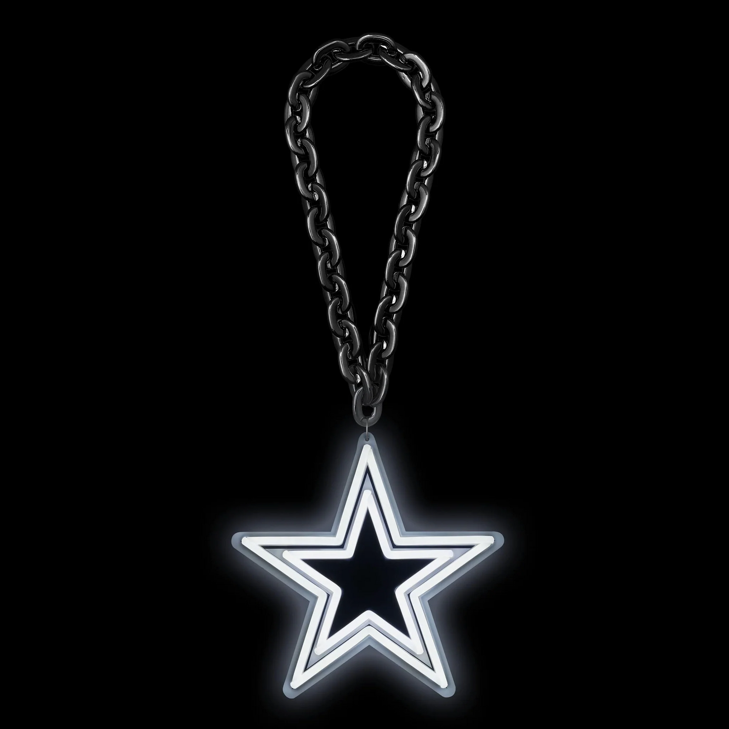 Illuminate Your Passion American football Dallas Cowboys Neon Light Up Big Logo Chain Chains for fans