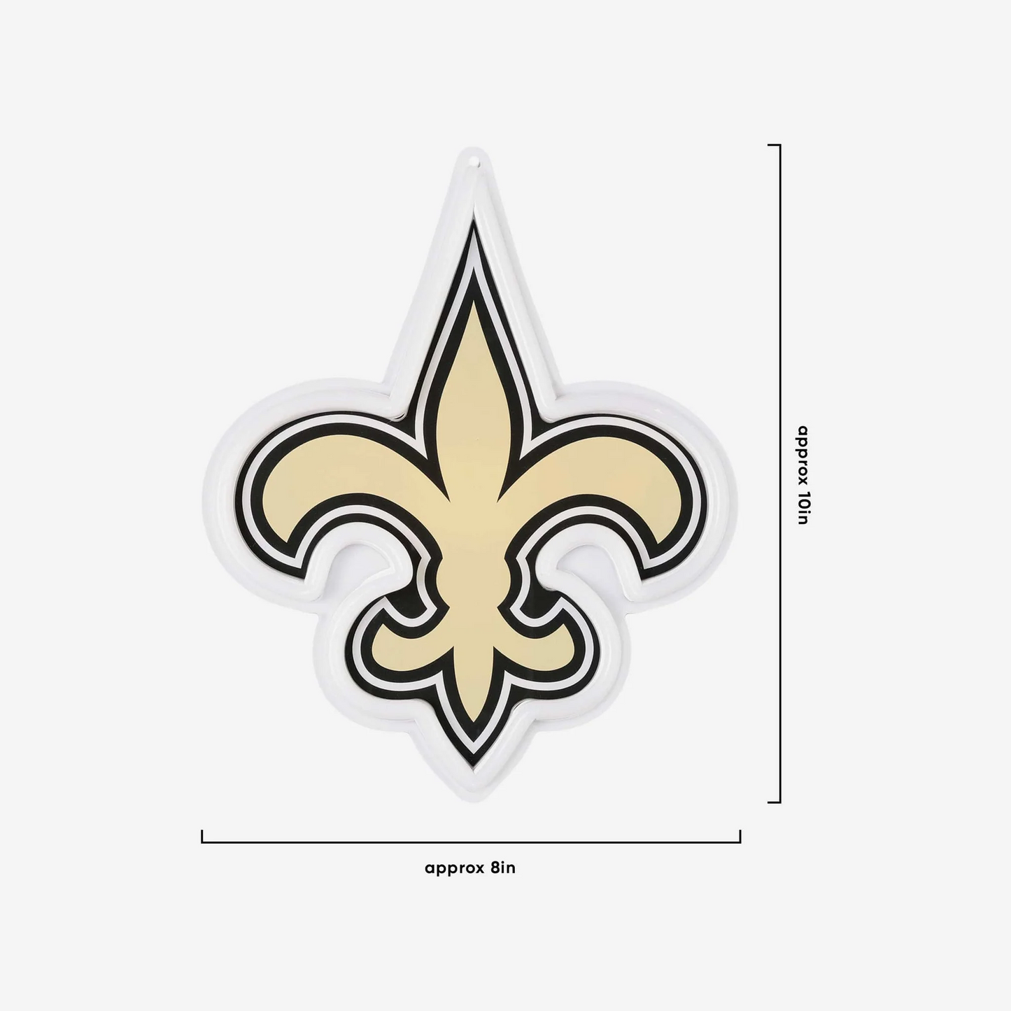 Illuminate Your Passion American football New Orleans Saints Neon Light Up Big Logo Chain Chains for fans