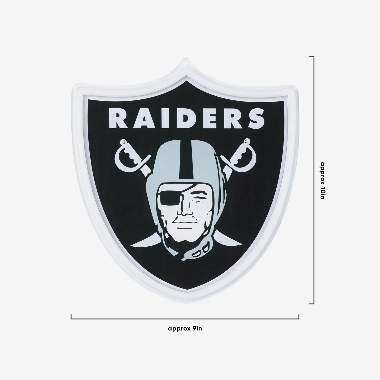 Illuminate Your Passion American football Las Vegas Raiders Neon Light Up Big Logo Chain Chains for fans