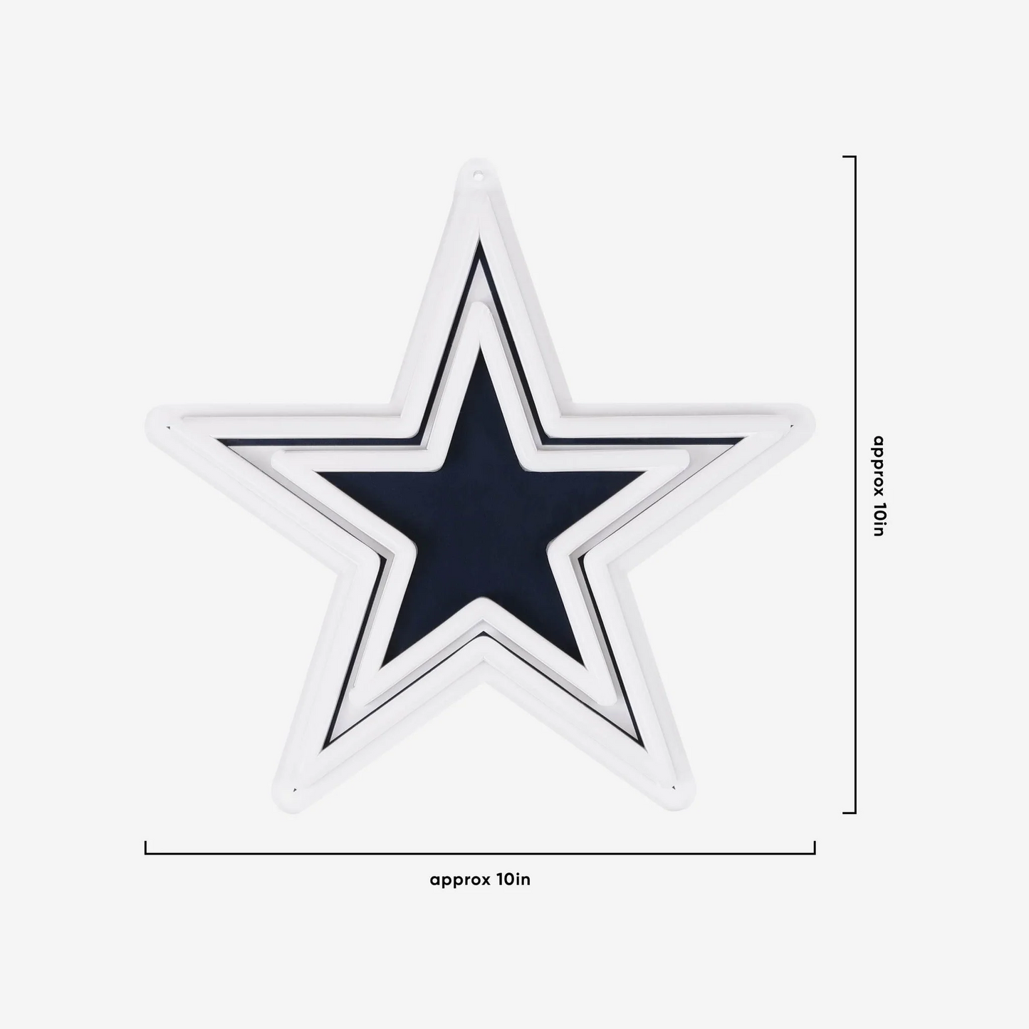 Illuminate Your Passion American football Dallas Cowboys Neon Light Up Big Logo Chain Chains for fans