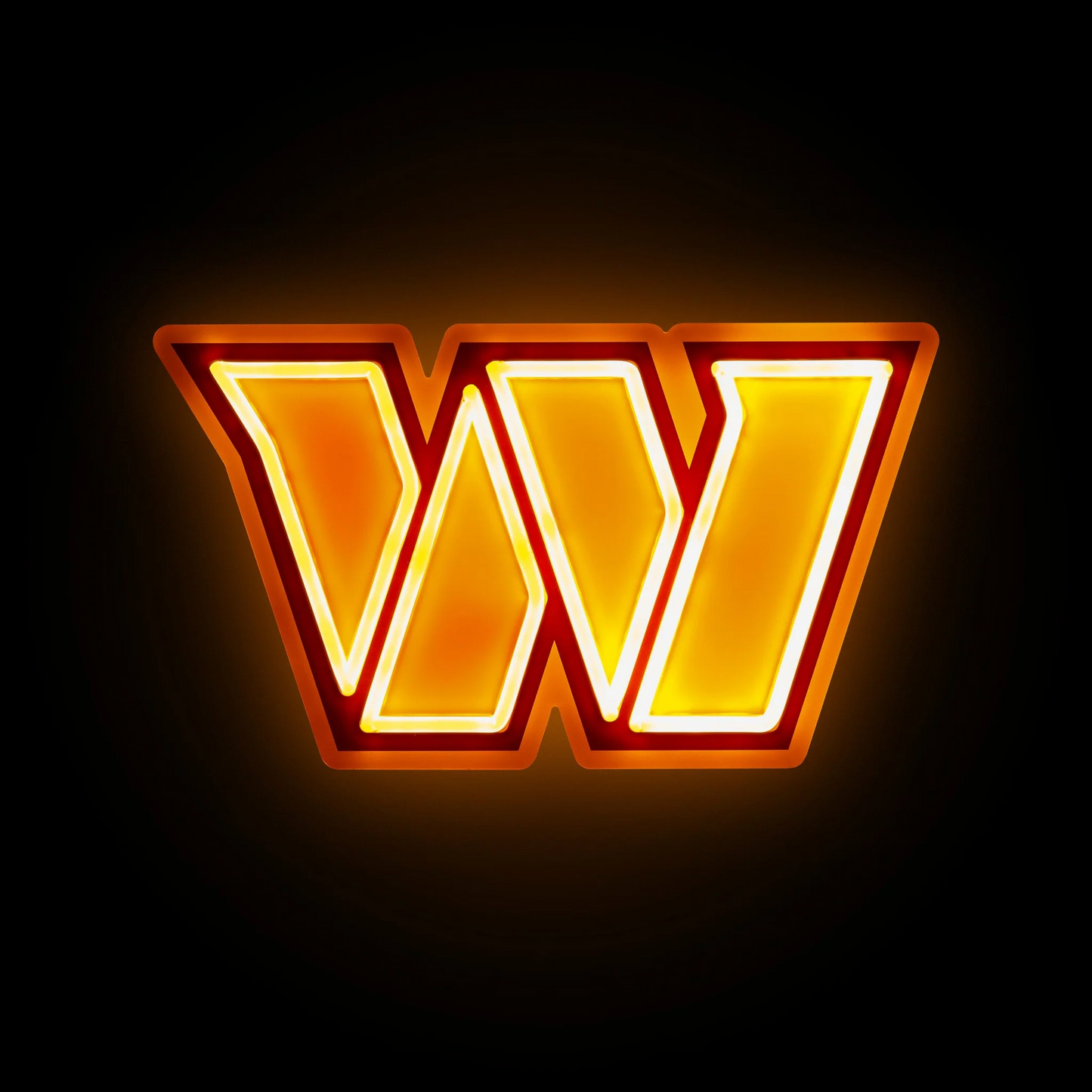 Illuminate Your Passion American football Washington Commanders Neon light up big logo chain Chains for fans