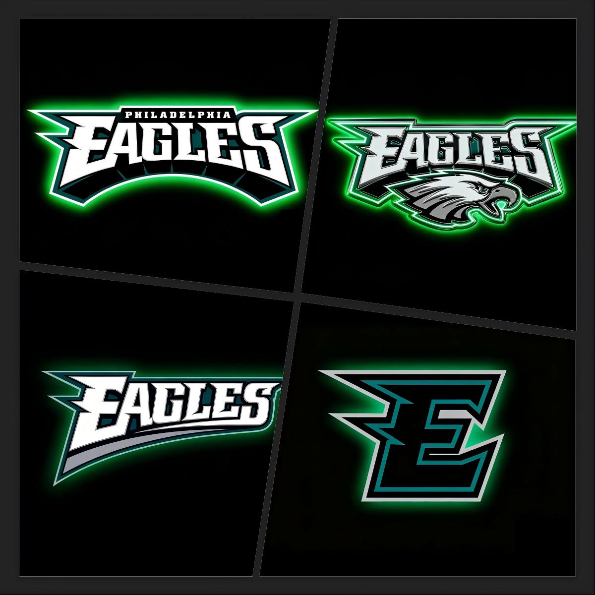 Stylish NFL Big logo Philadelphia Eagles team sign making into chain symbol for fans Chains for fans