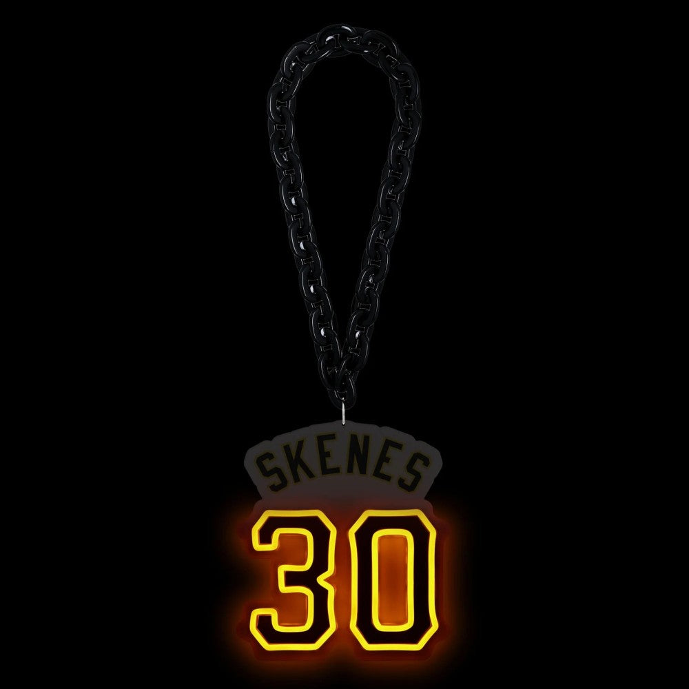 Sport fans Pittsburgh exclusive Neon light up big logo chain 12V including chains Chains for fans