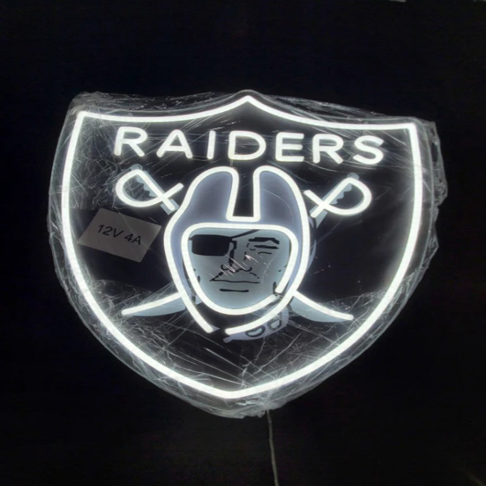 NFL fans chains Las Vegas Radiers Led big logo chains for team Chains for fans