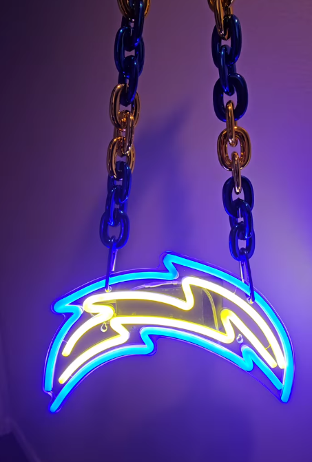 Los Angeles Chargers neon sign