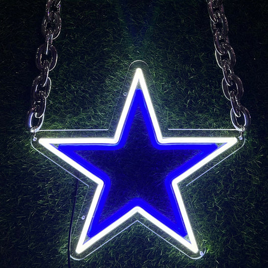 Ignite-Your-Dallas-Cowboys-Fandom-2025-Offseason-Guide-LED-Neon-Sign-Decor-Ideas Chains for fans