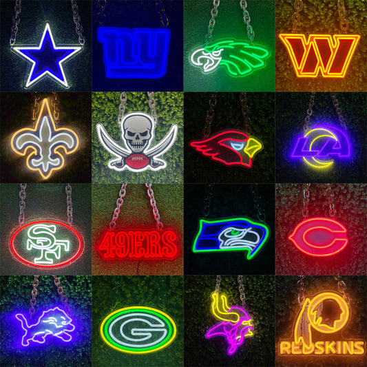 NFL-neon-lights-up-game-corners-team-logos-glow-eye-catching Chains for fans