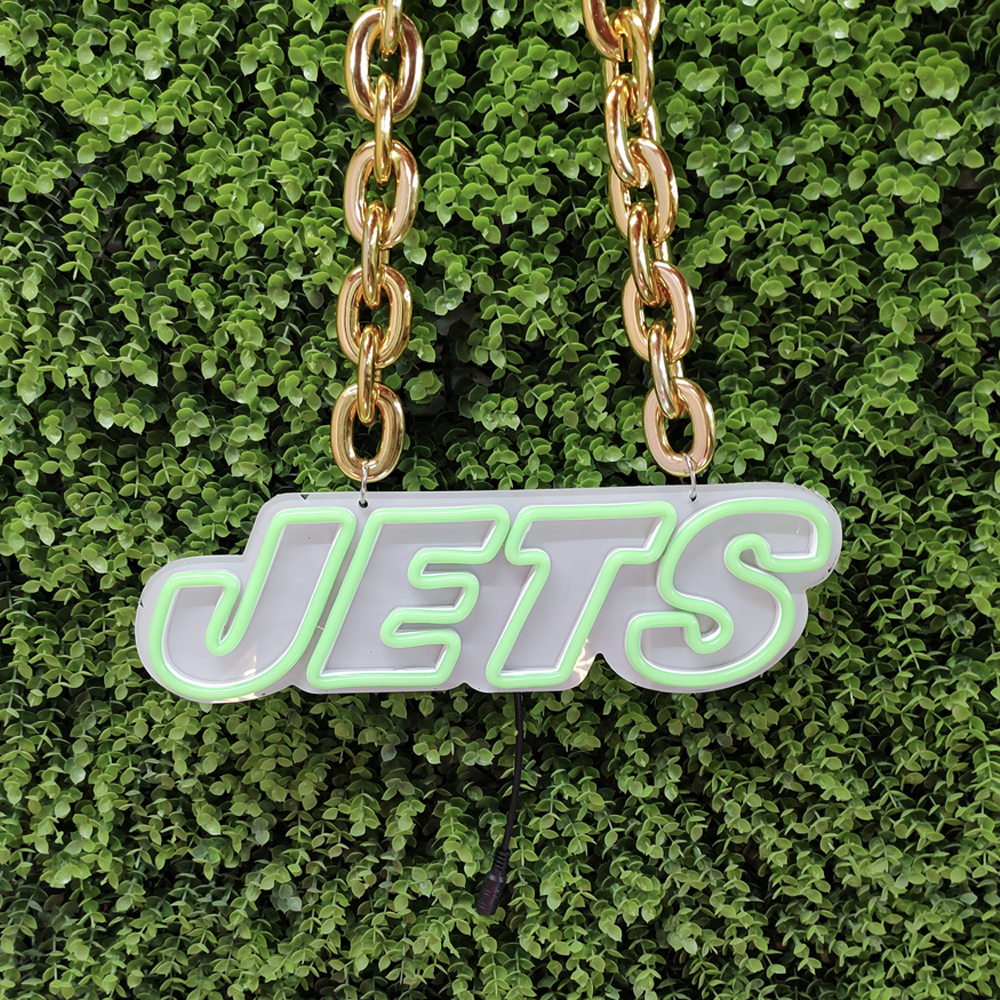 NY jets neon sign