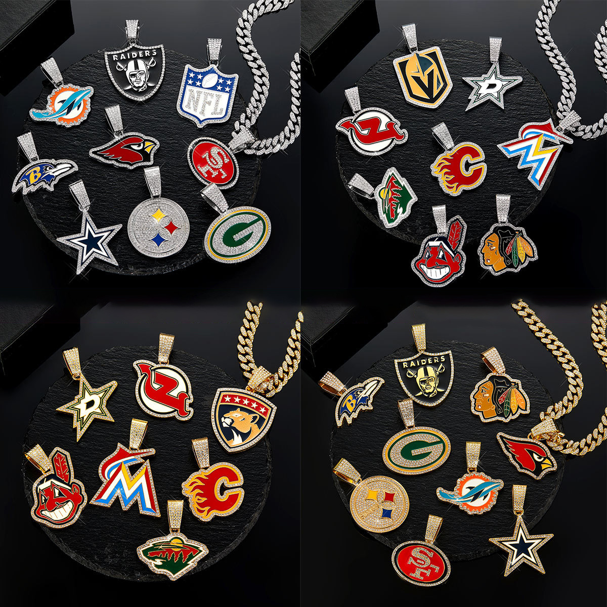 American-pendants-necklace Chains for fans