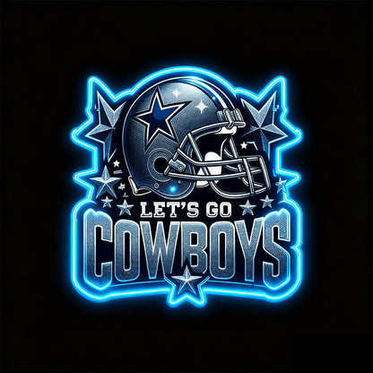 Latest NFL big  logo chains American football Neon sign light chains Chains for fans