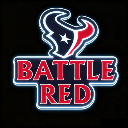 Latest NFL big  logo chains American football Neon sign light chains Chains for fans