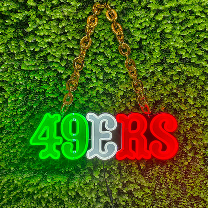 American NFL 49ers big team logo chains signs Chains for fans