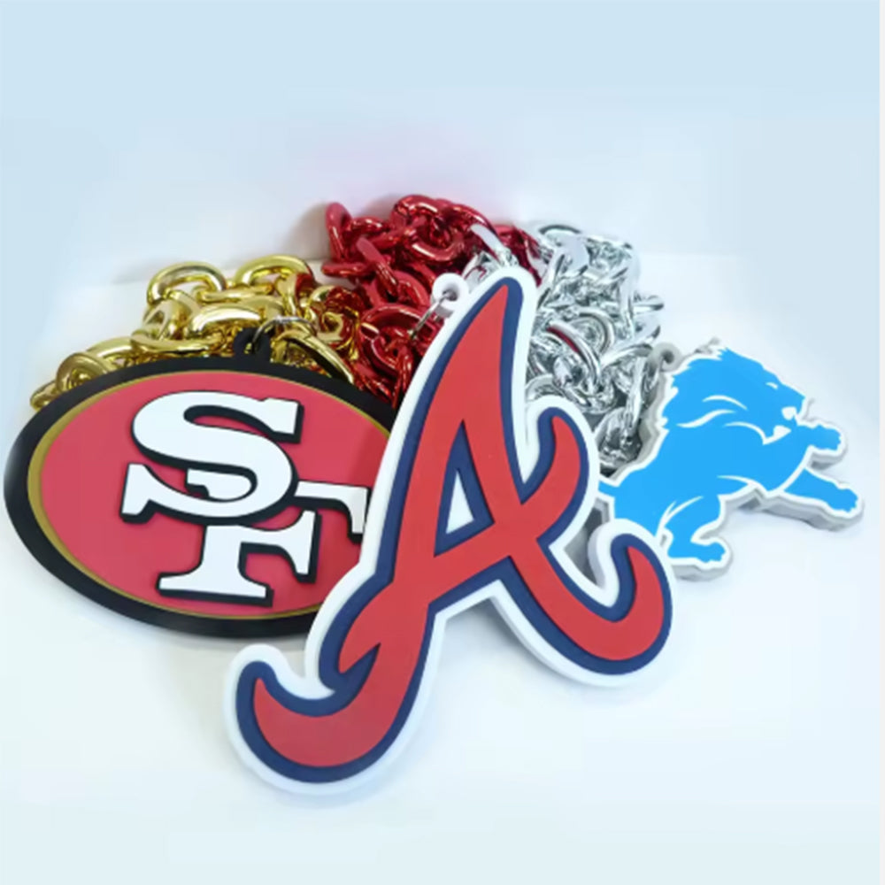 American football NFL big team logo foam chains Chains for fans