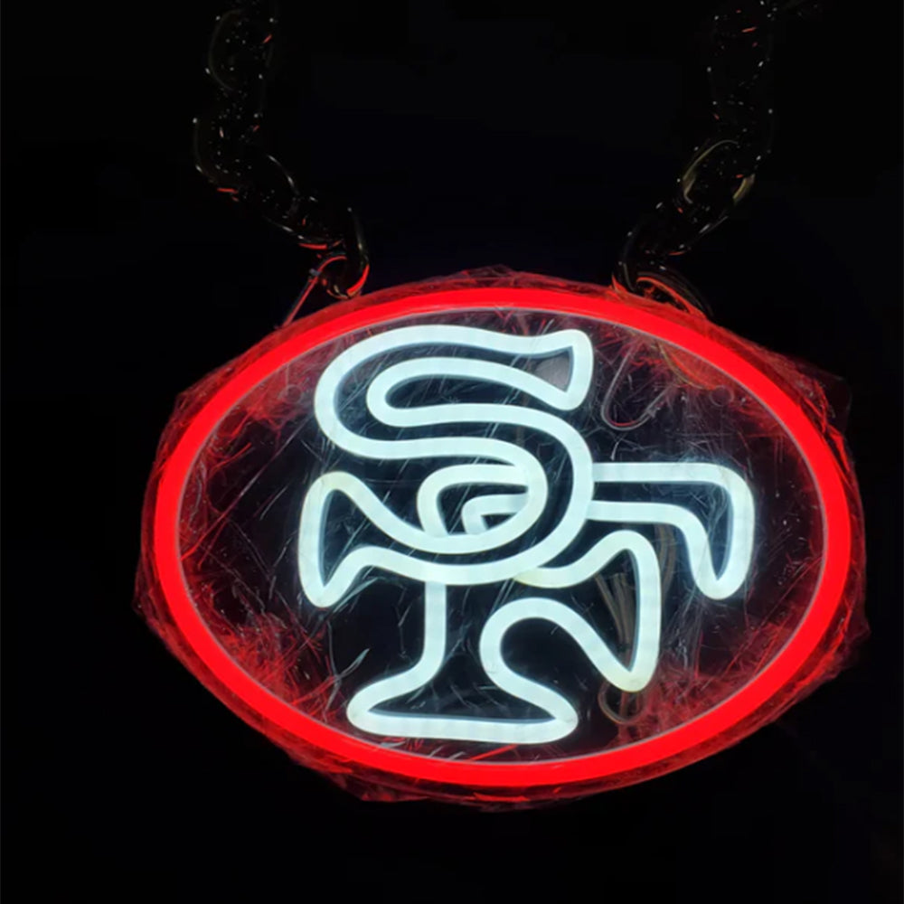 NFL Niners for life big team logo chains signs Chains for fans