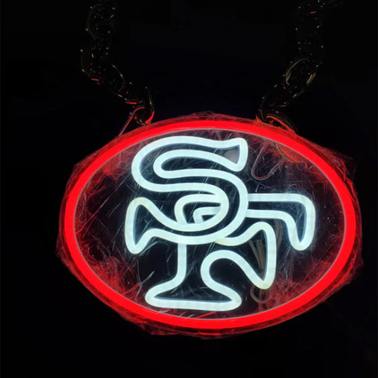 NFL Niners for life big team logo chains signs Chains for fans