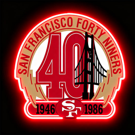 NFL New types Sanfrancisco 49ers big logo sign Chains for fans