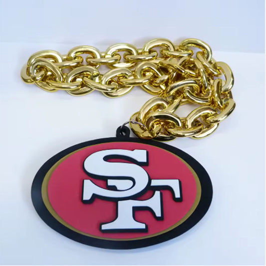 American football NFL big team logo foam chains Chains for fans