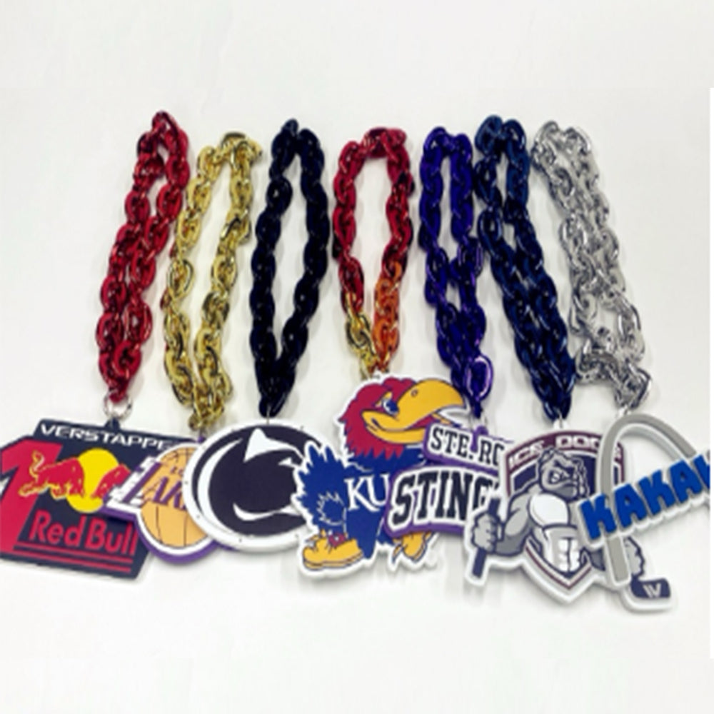 American football NFL big team logo foam chains Chains for fans