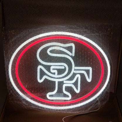 Faithful to the bay Do it for the bay NFL 49ers big logo sign Chains for fans