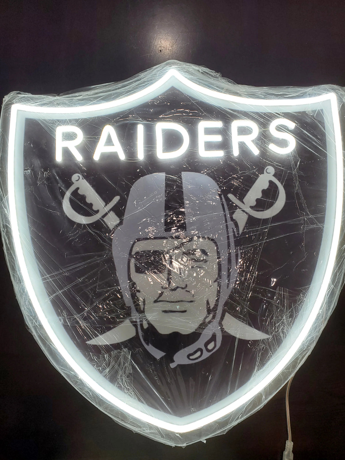 New Types Las Vegas Raiders LED Neon Sign with Hanging Chain Chains for fans