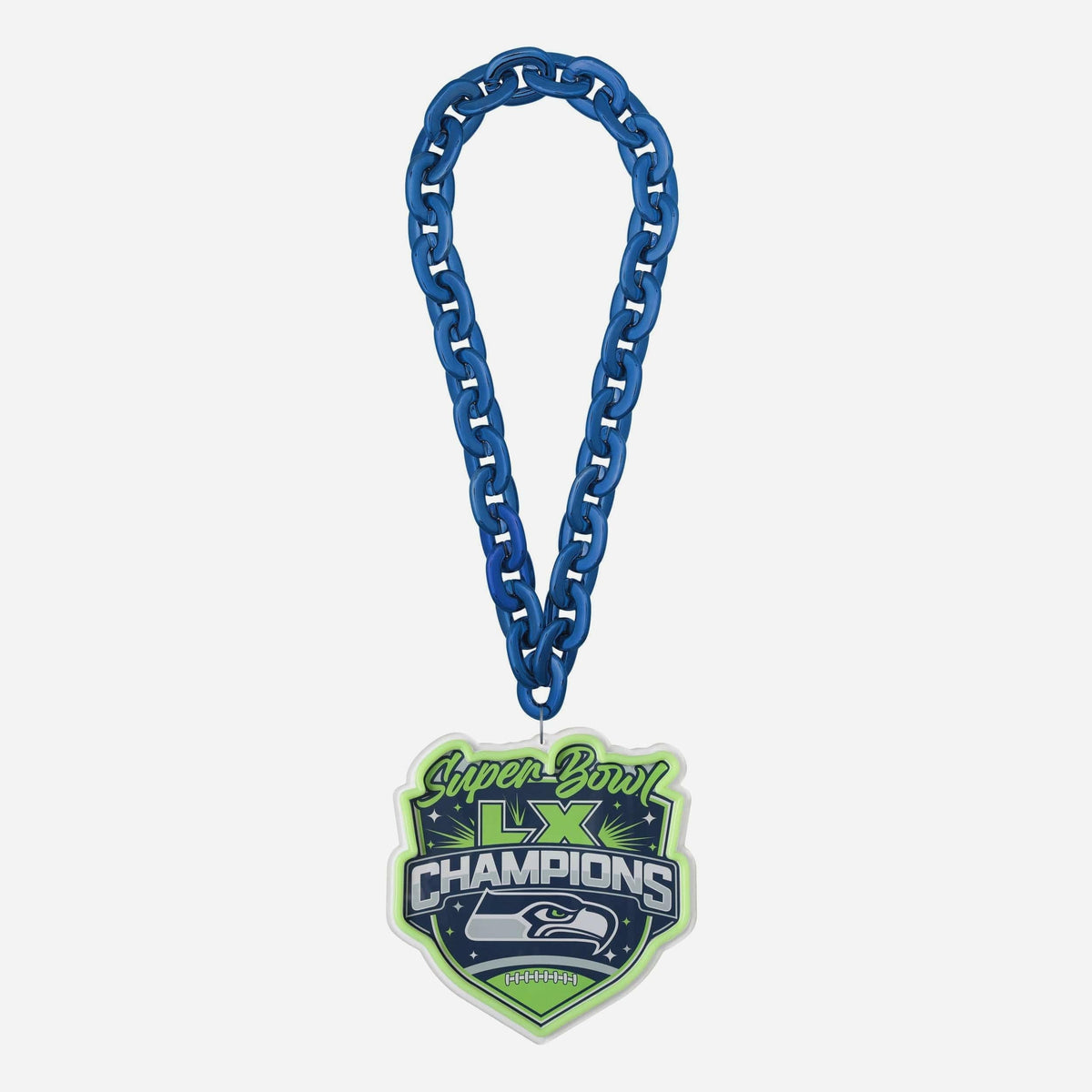 Seattle seahawks  LED Neon Sign with Hanging Chain Chains for fans