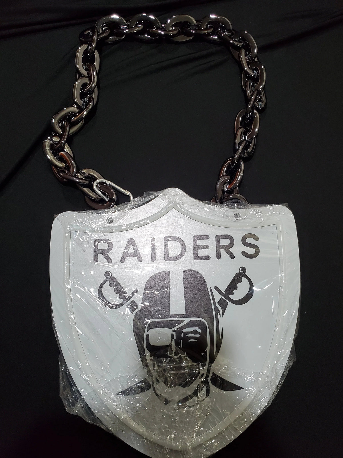 Las Vegas Raiders LED Neon Sign with Hanging Chain Chains for fans