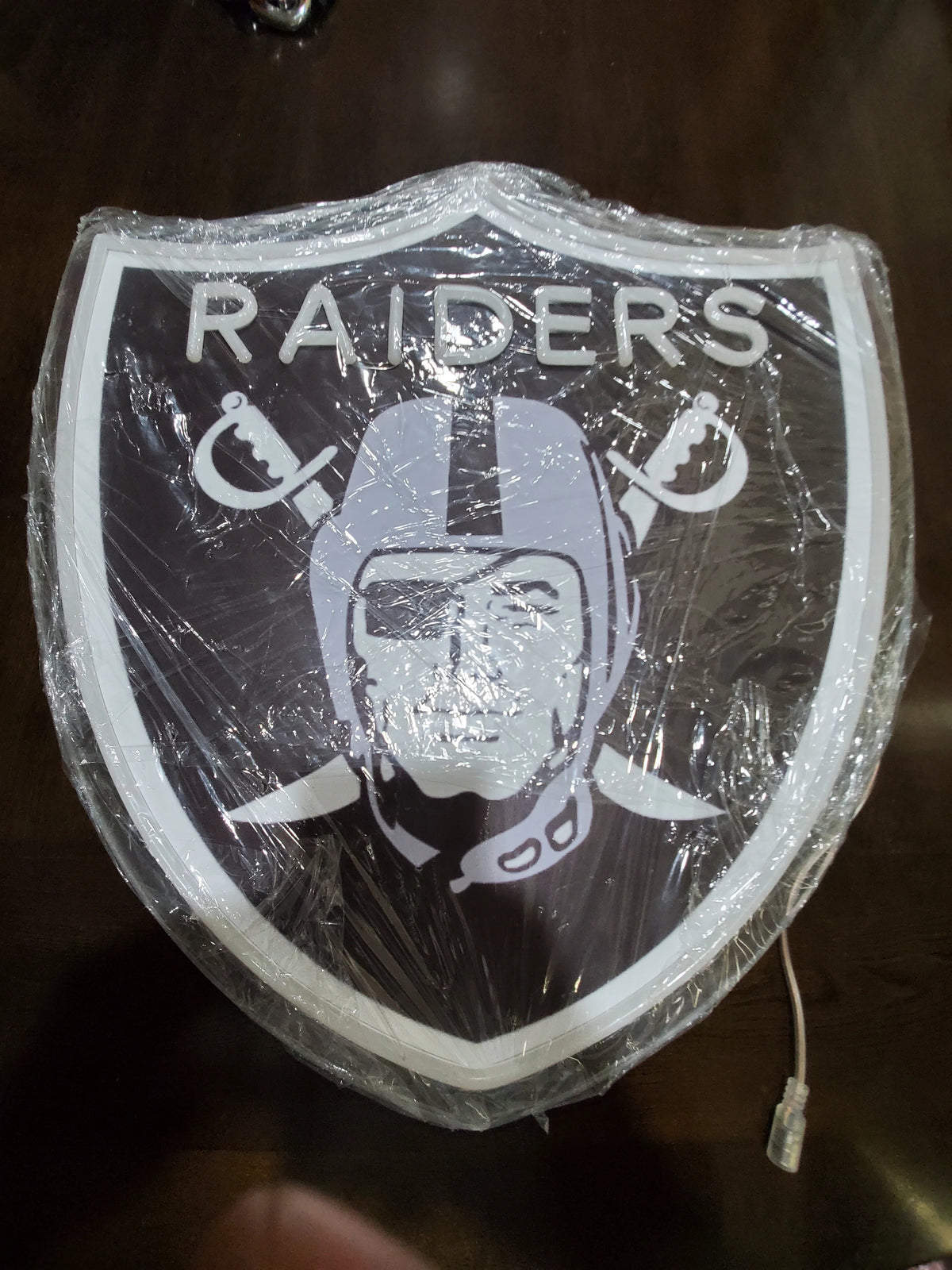New Types Las Vegas Raiders LED Neon Sign with Hanging Chain Chains for fans