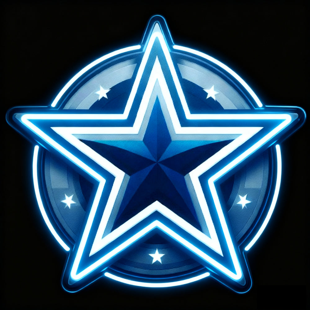 Make it into chains Dallas cowboys New types led lighting up sign Chains for fans