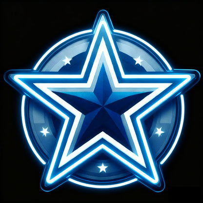 Make it into chains Dallas cowboys New types led lighting up sign Chains for fans