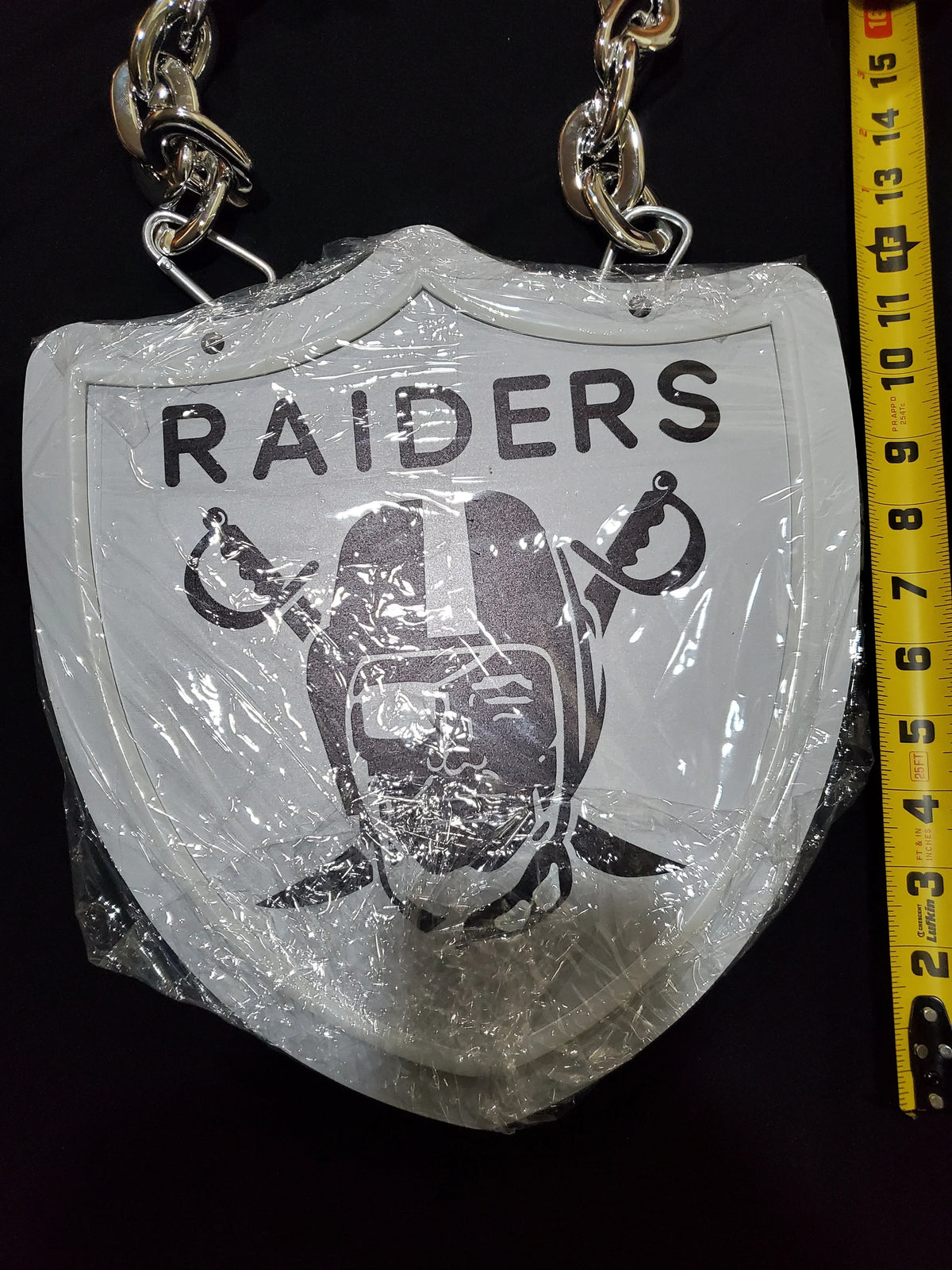 Las Vegas Raiders LED Neon Sign with Hanging Chain Chains for fans