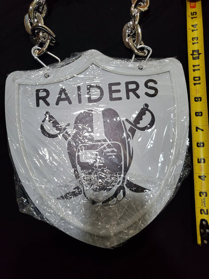 Las Vegas Raiders LED Neon Sign with Hanging Chain Chains for fans