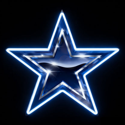 Make it into chains Dallas cowboys New types led lighting up sign Chains for fans