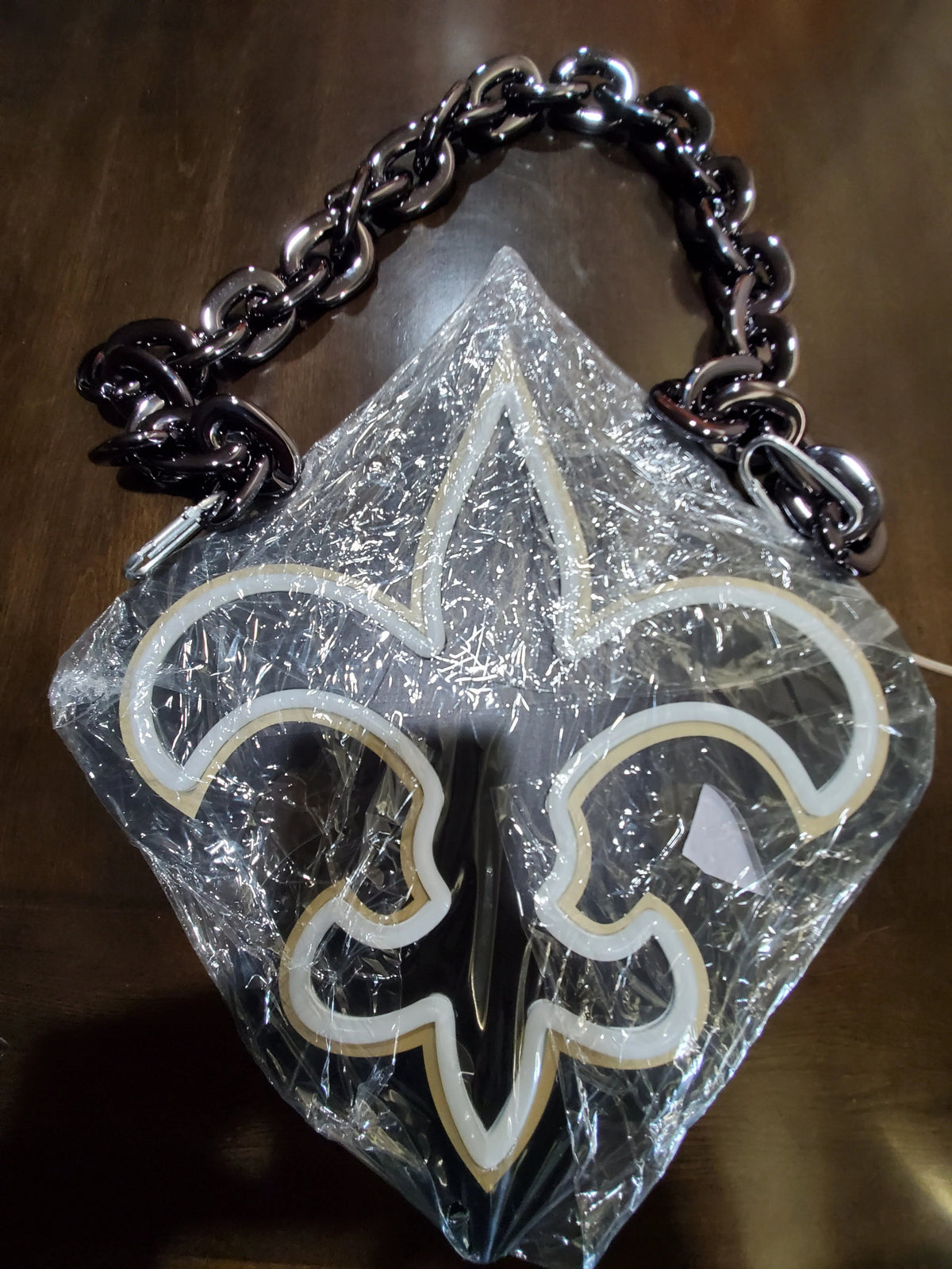 Sanits LED Neon Sign with Hanging Chain Chains for fans