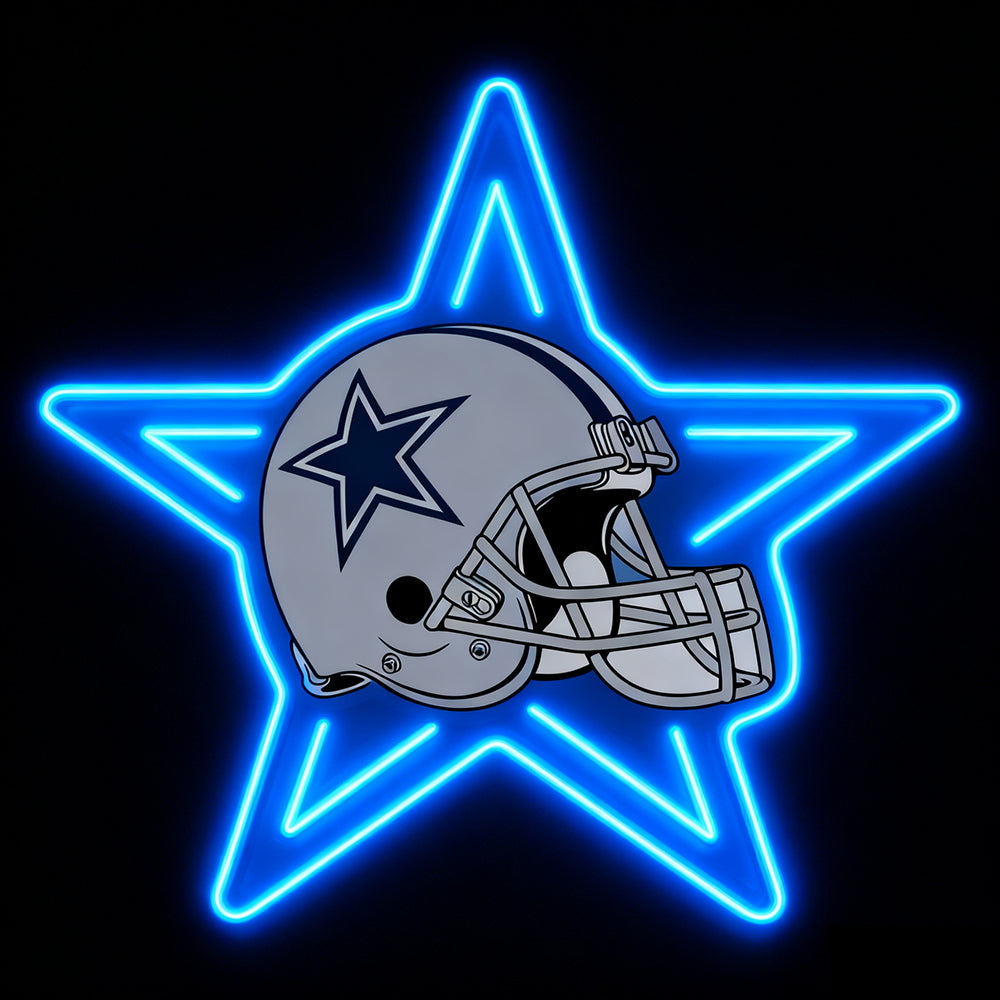 Make it into chains Dallas cowboys New types led lighting up sign Chains for fans