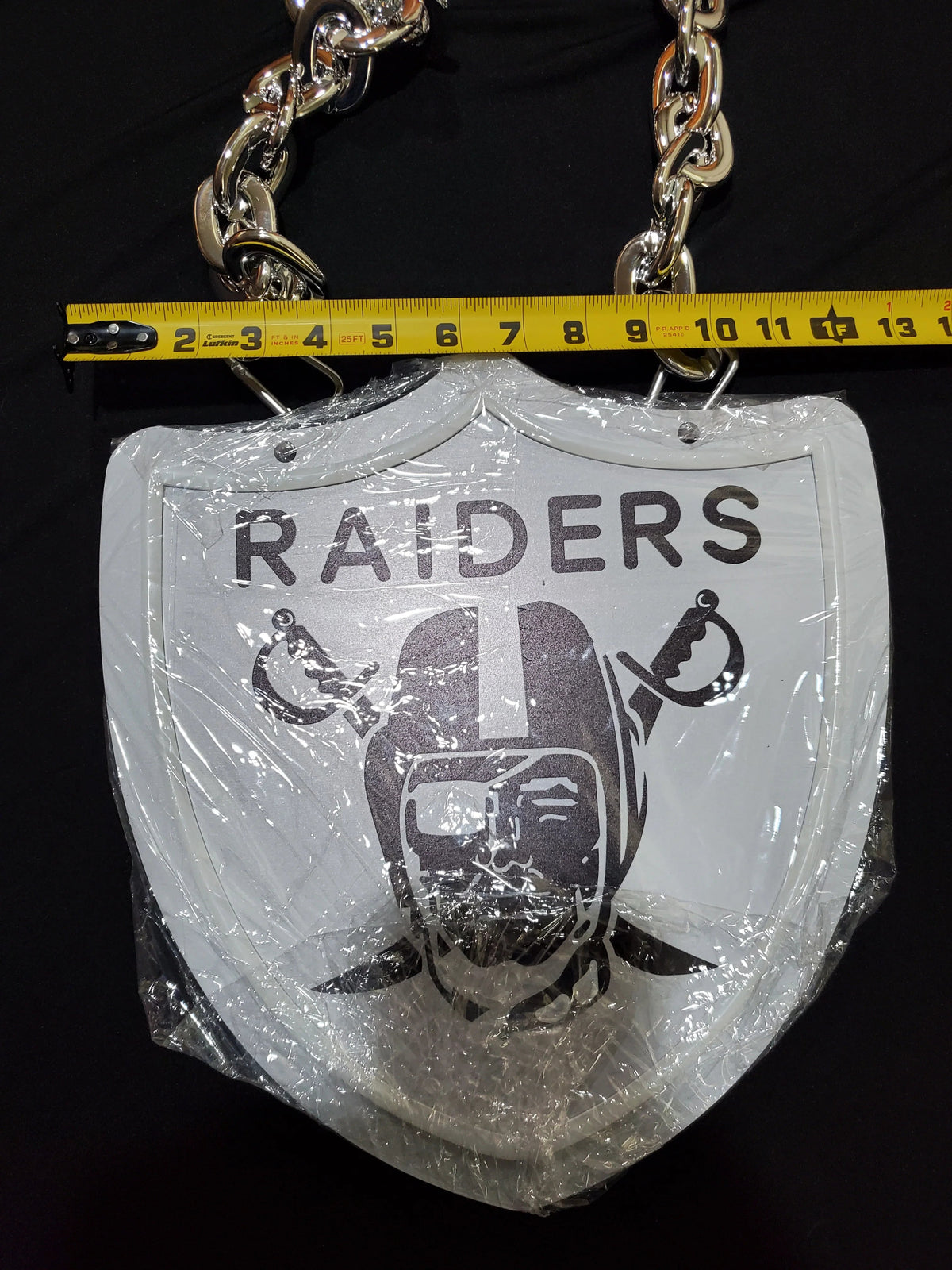 Las Vegas Raiders LED Neon Sign with Hanging Chain Chains for fans